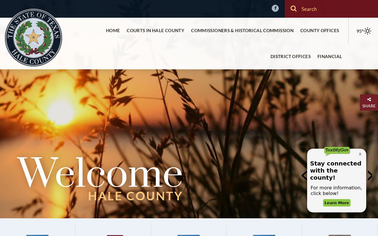 Official Hale County criminal history and records homepage